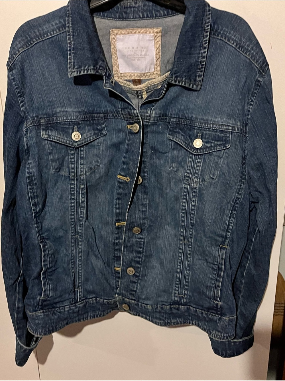 Sonoma Dark Blue Denim Jean Jacket - Women's Trucker Style